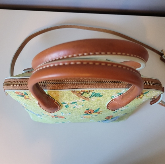 Dooney & Burke Disney Orange Bird Epcot Flower & Garden Festival Satchel, BNWOT - Picture 7 of 12